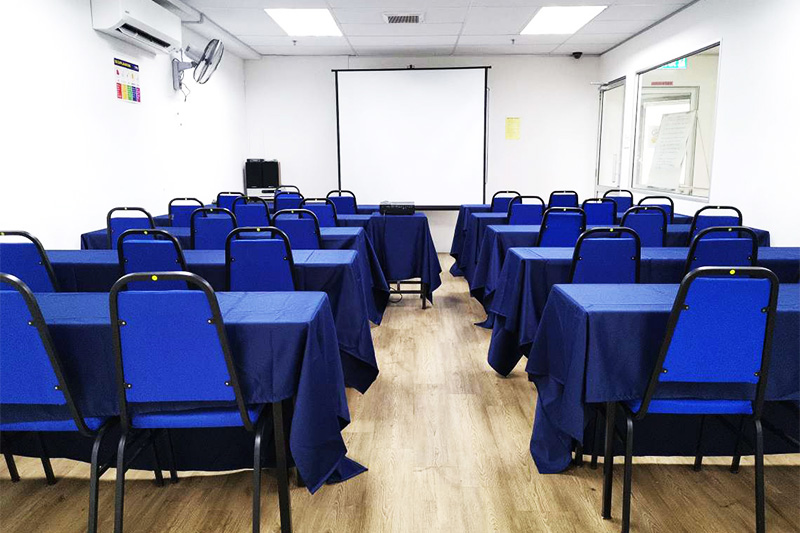 Blue Theme Tables with Chairs